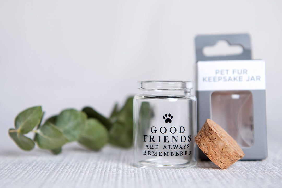 Keepsake Pet Fur Jar - Black WHOLESALE (MOQ 64)