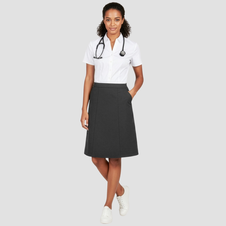 CL956LS - Womens Fashion Biz Comfort Waist Skirt