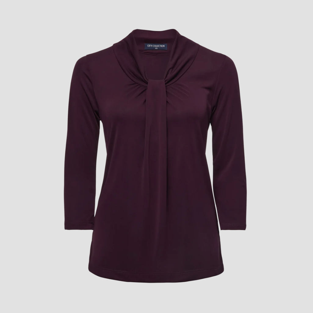 2221 - Womens City Collection Pippa 3/4 Sleeve Top