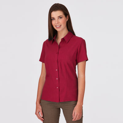 City Collection Ezylin Shirt Short Sleeve - Womens