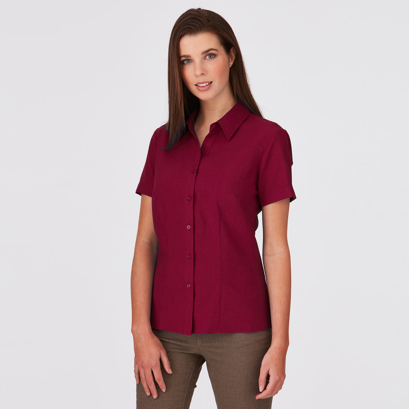 City Collection Ezylin Shirt Short Sleeve - Womens