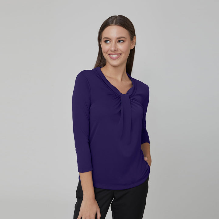 2221 - Womens City Collection Pippa 3/4 Sleeve Top