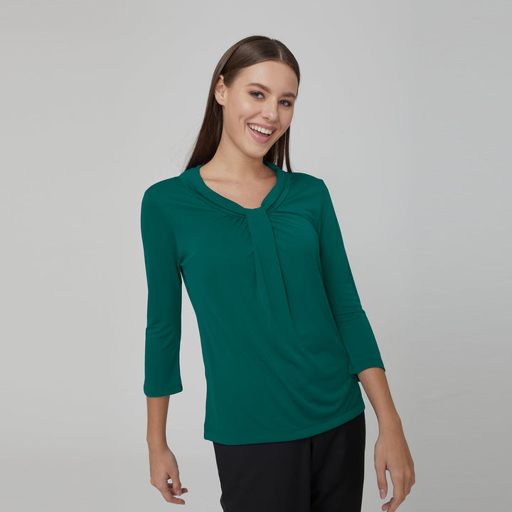 2221 - Womens City Collection Pippa 3/4 Sleeve Top