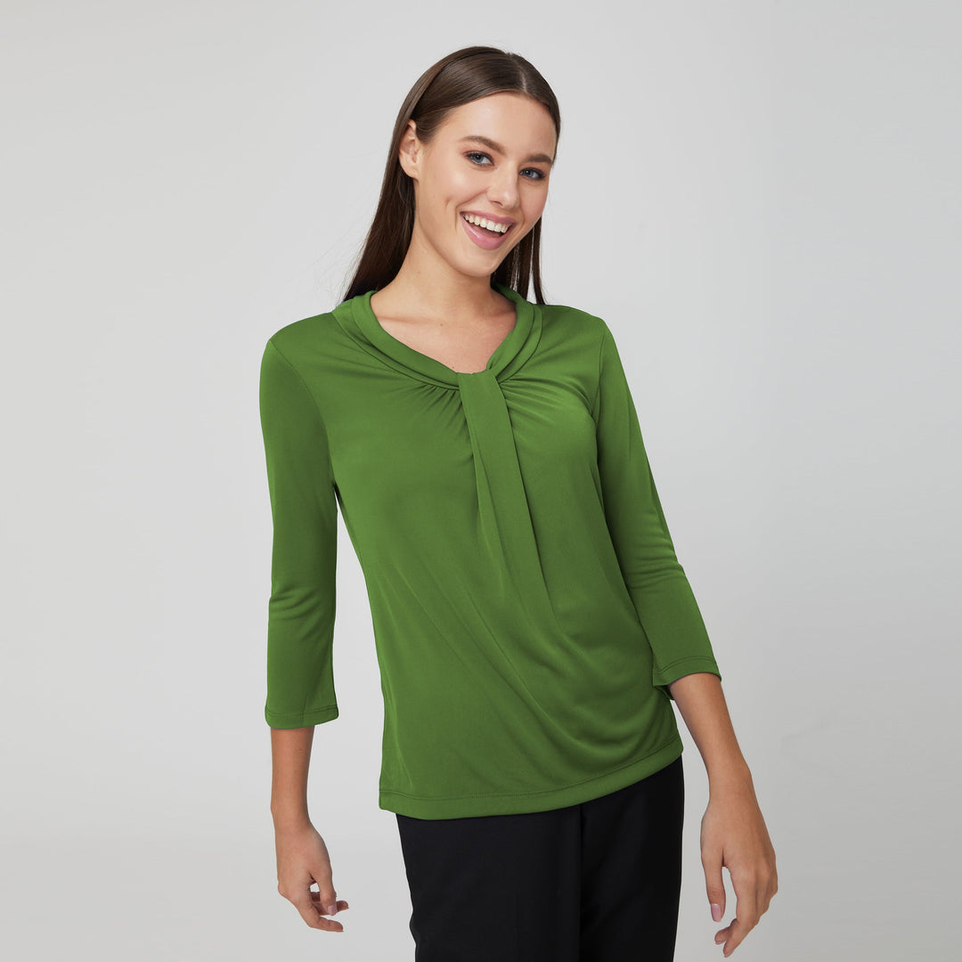 2221 - Womens City Collection Pippa 3/4 Sleeve Top