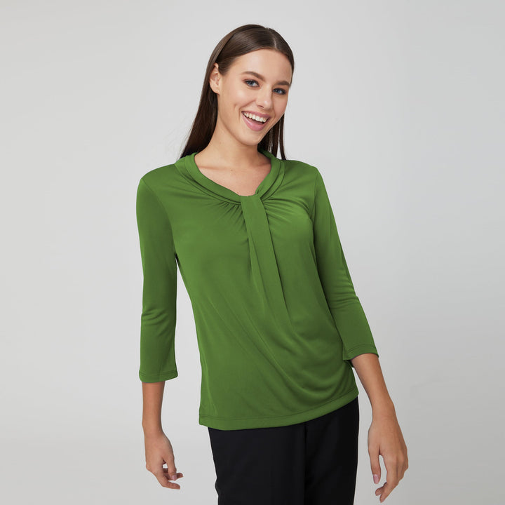 2221 - Womens City Collection Pippa 3/4 Sleeve Top