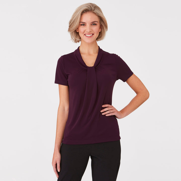 2222 - Womens City Collection Pippa Short Sleeve Top