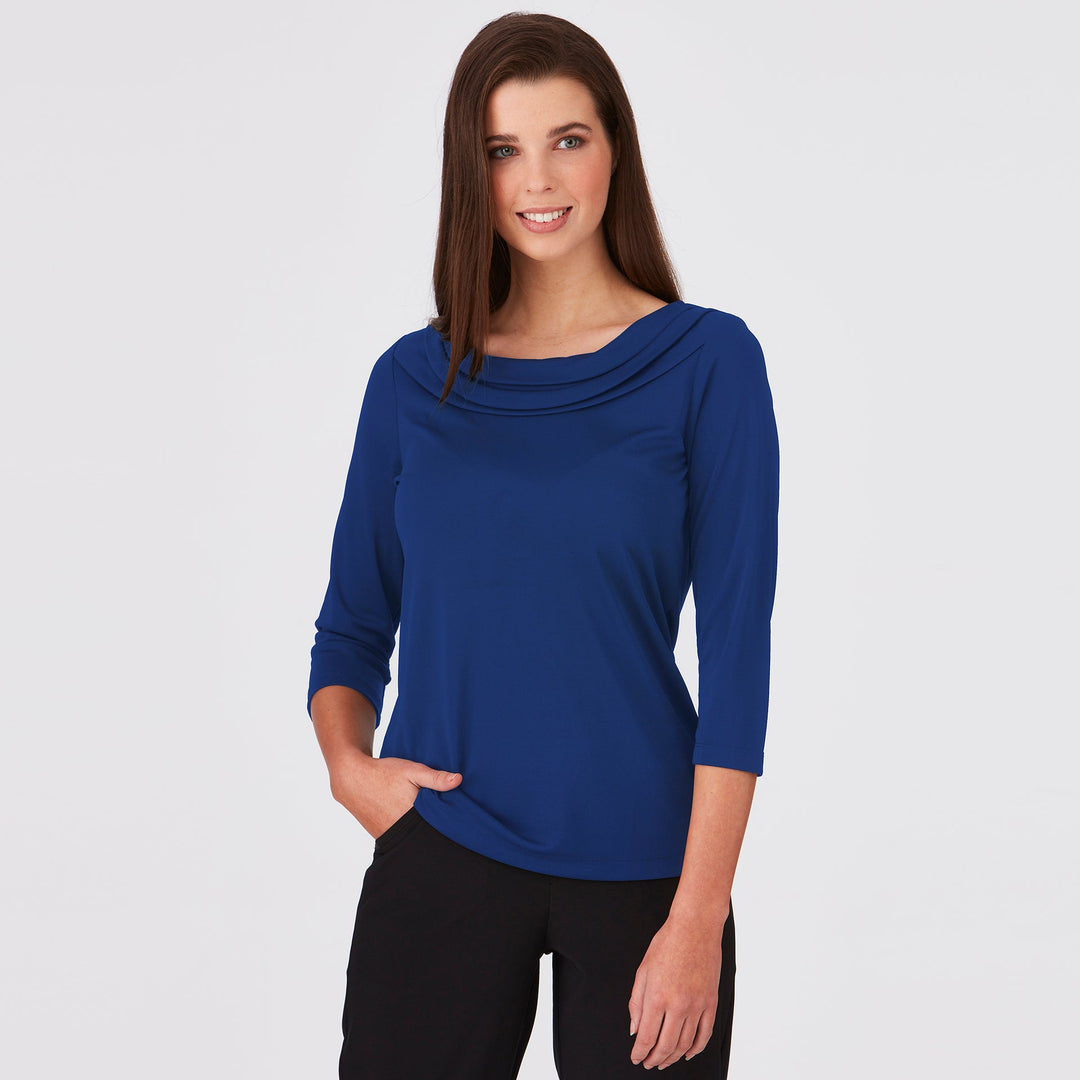 2226 - Womens City Collection Eva 3/4 Sleeve Top