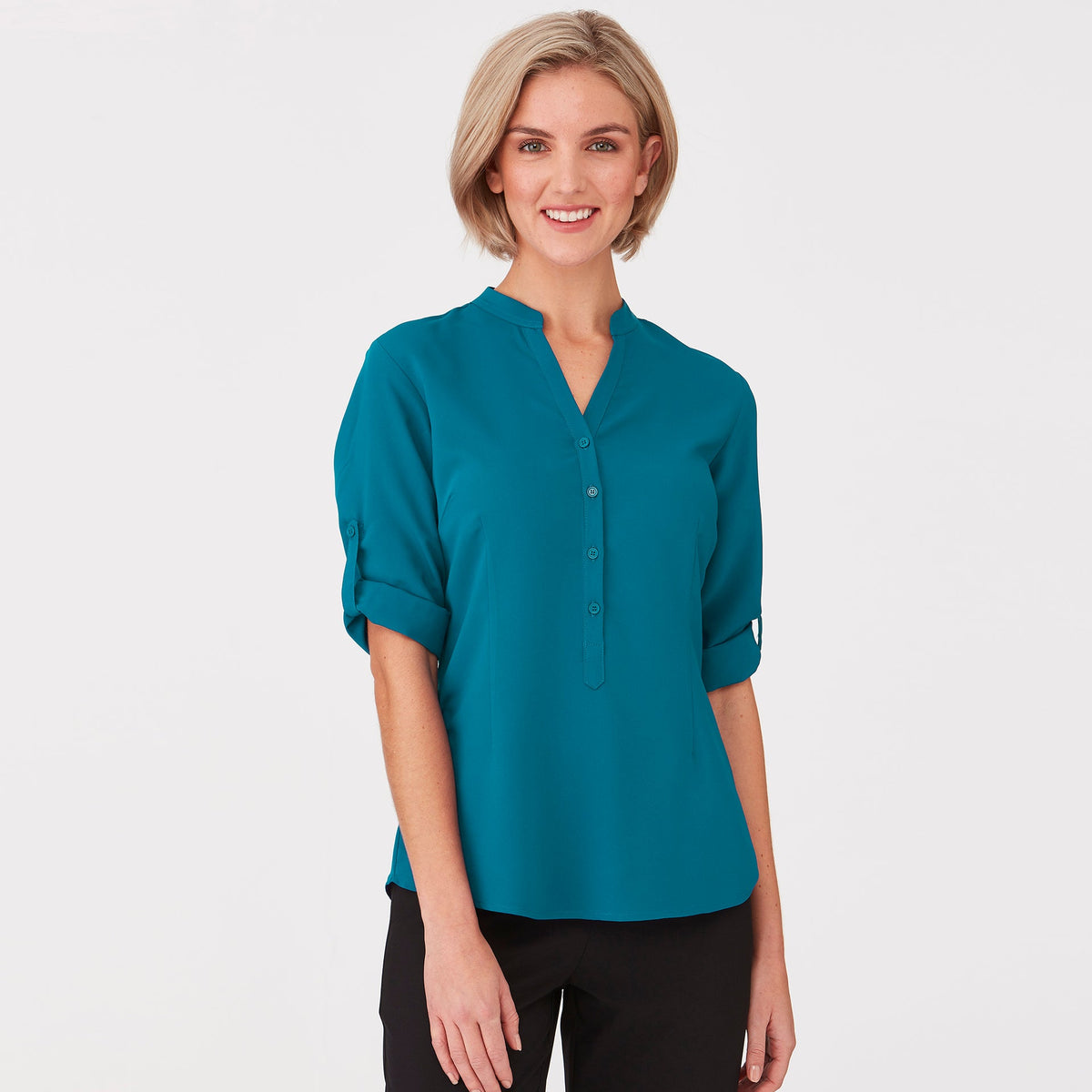 2263 - Womens City Collection So Ezy 3/4 Sleeve Top - WHOLESALE