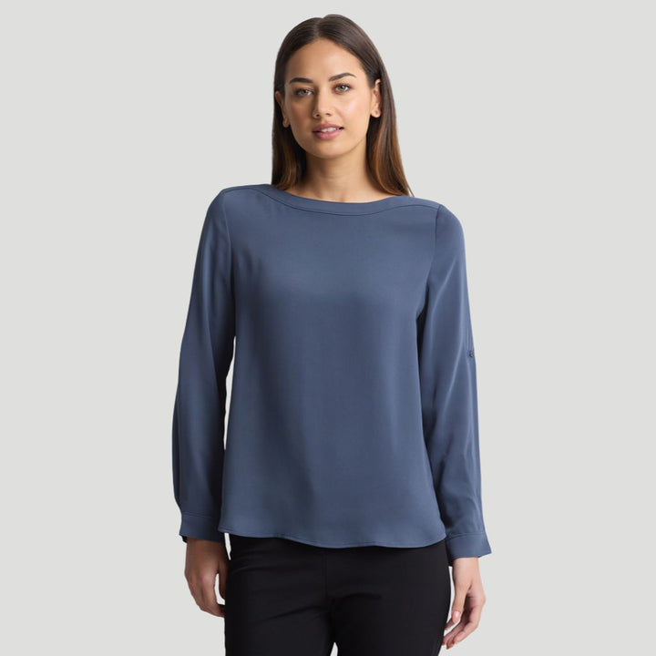S828LL - Womens Fashion Biz Madison Boat Neck Top