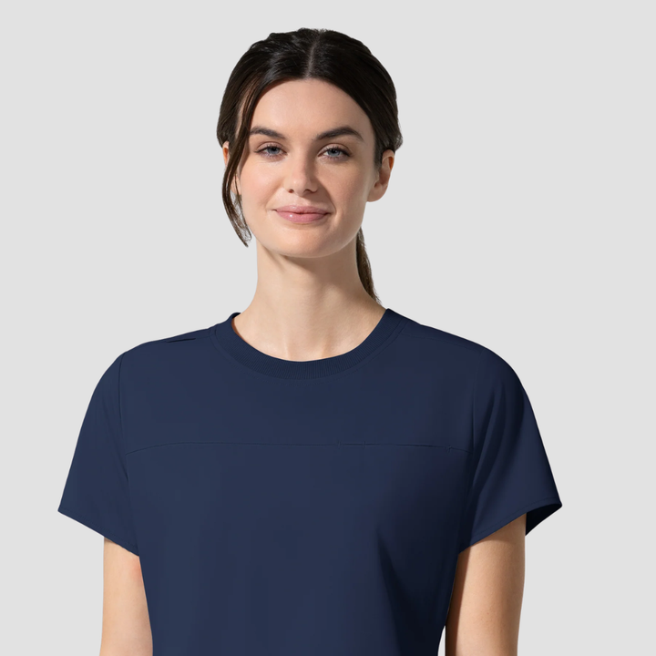 6170 - Womens Wink Waterproof Aura Captive Crew Neck Scrub Top