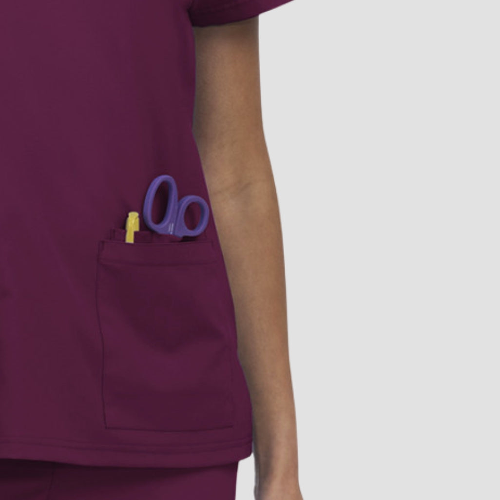 C101 - Womens Koi Cureology Cardi Scrub Top