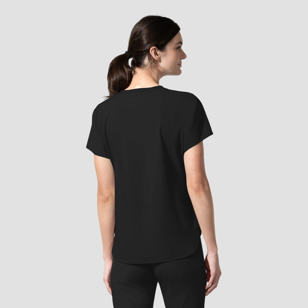 6170 - Womens Wink Waterproof Aura Captive Crew Neck Scrub Top