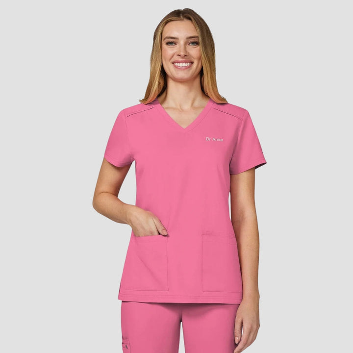 C101 - Womens Koi Cureology Cardi Scrub Top