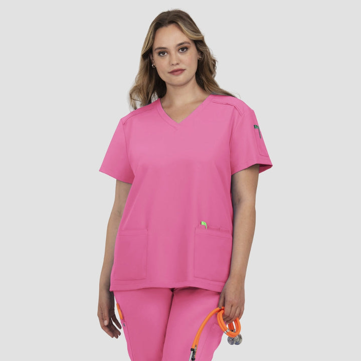 C101 - Womens Koi Cureology Cardi Scrub Top