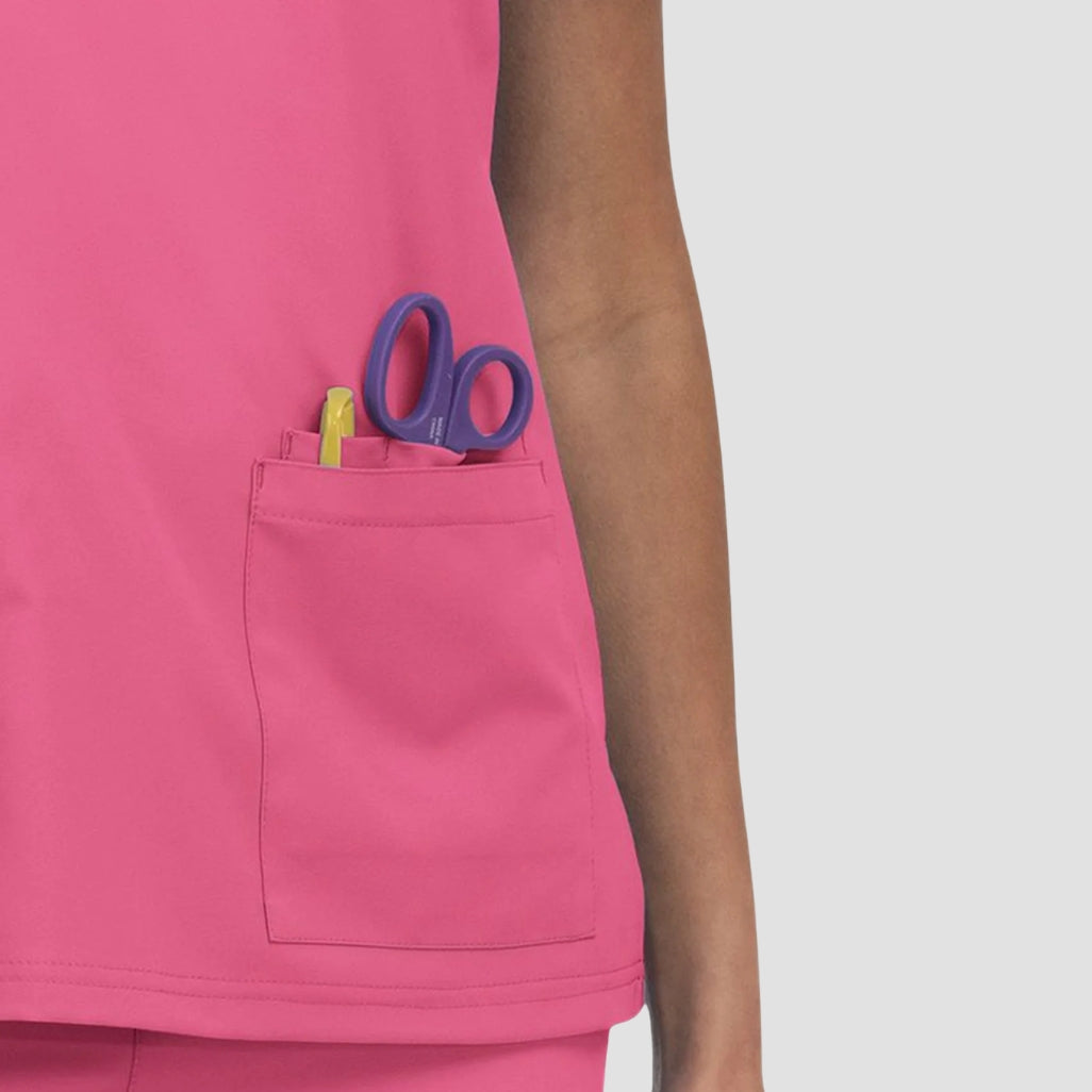 C101 - Womens Koi Cureology Cardi Scrub Top