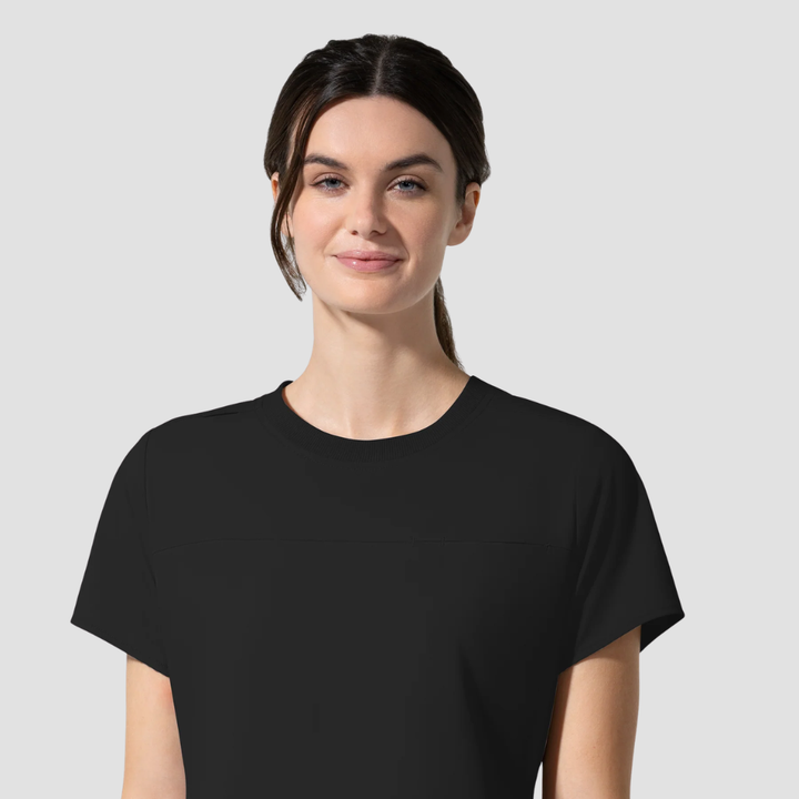6170 - Womens Wink Waterproof Aura Captive Crew Neck Scrub Top