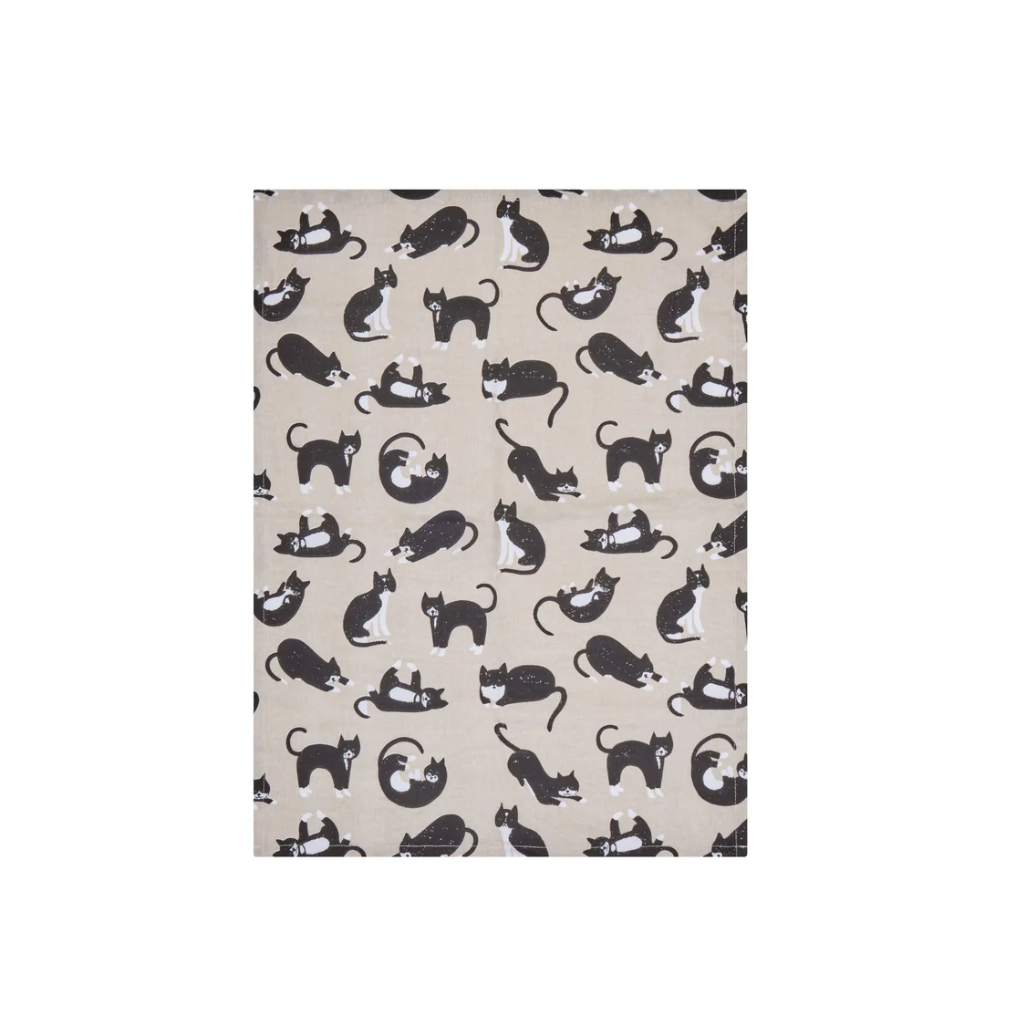 Whiskers Tea Towel 2pcs Set Multi-Coloured