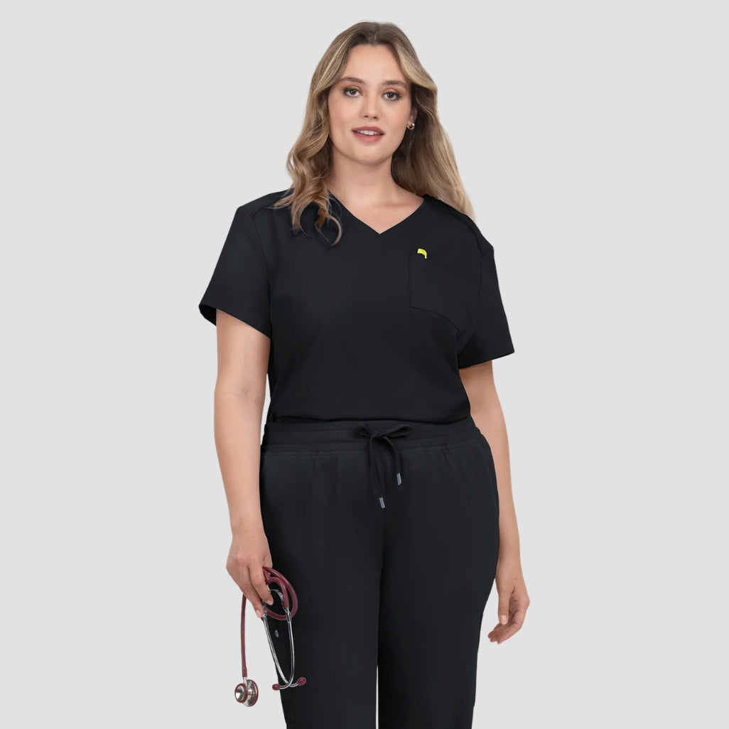 C100 - Womens Koi Cureology Aura Scrub Top