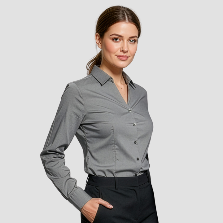 S770LL - Womens Fashion Biz Monaco Long Sleeve Shirt