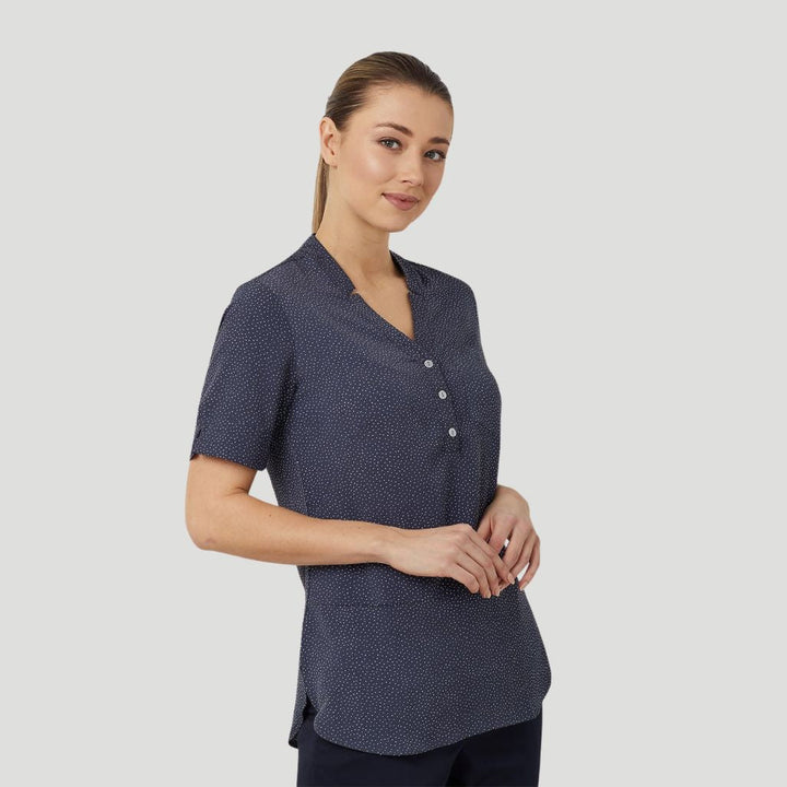 CAT9XP - Womens NNT Silvi Print Short Sleeve Tunic