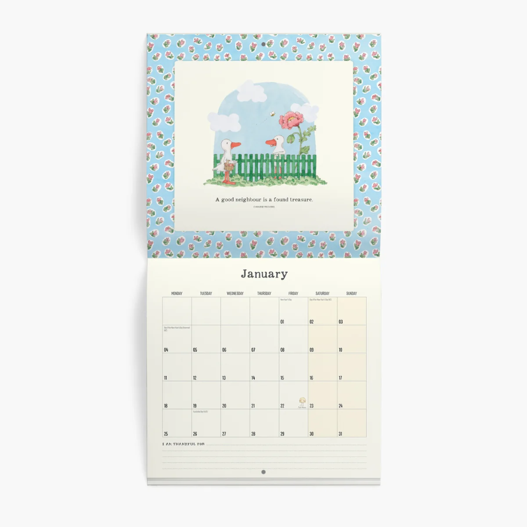 Twigseeds 2027 Wall Calendar
