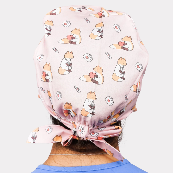 Dr Woof Scrub Cap - Little Fox