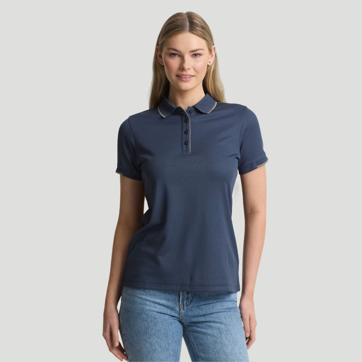 P313LS - Womens Fashion Biz Focus  Polo