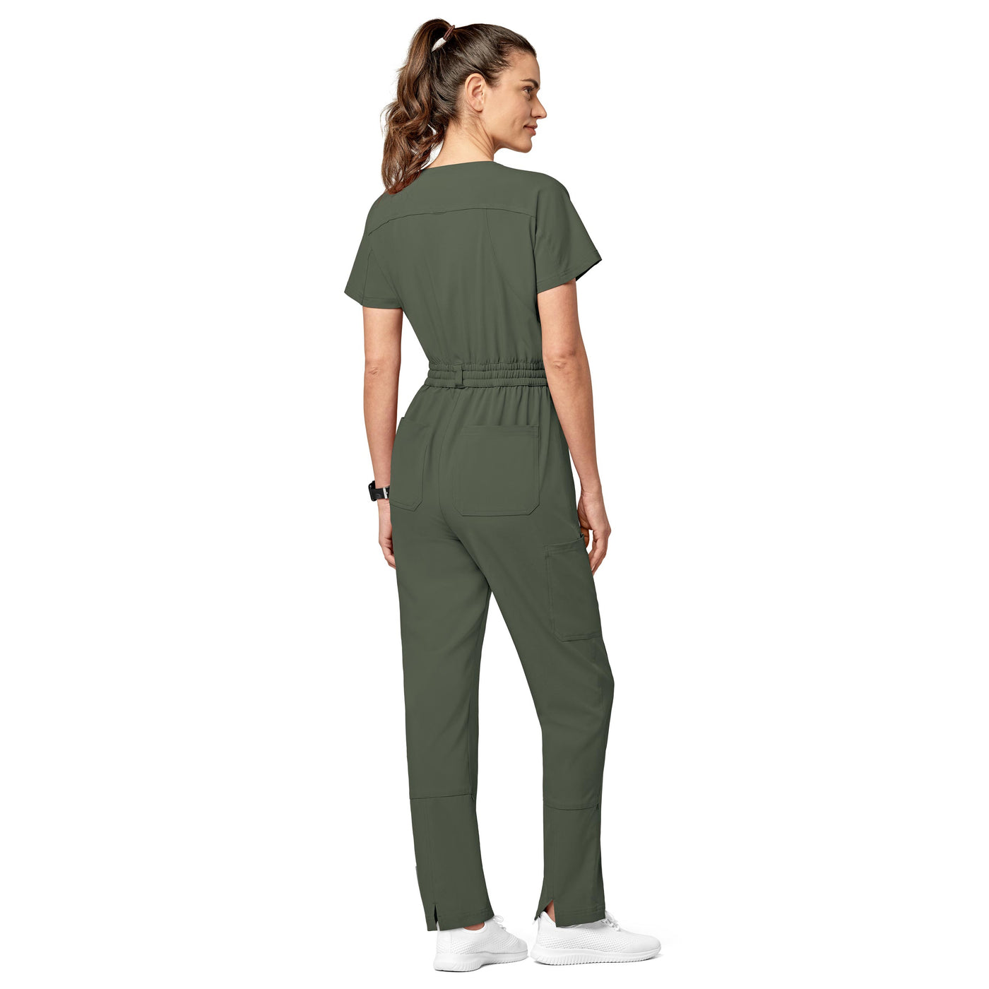 Womens Wonderwink Renew Zip Front Jumpsuit