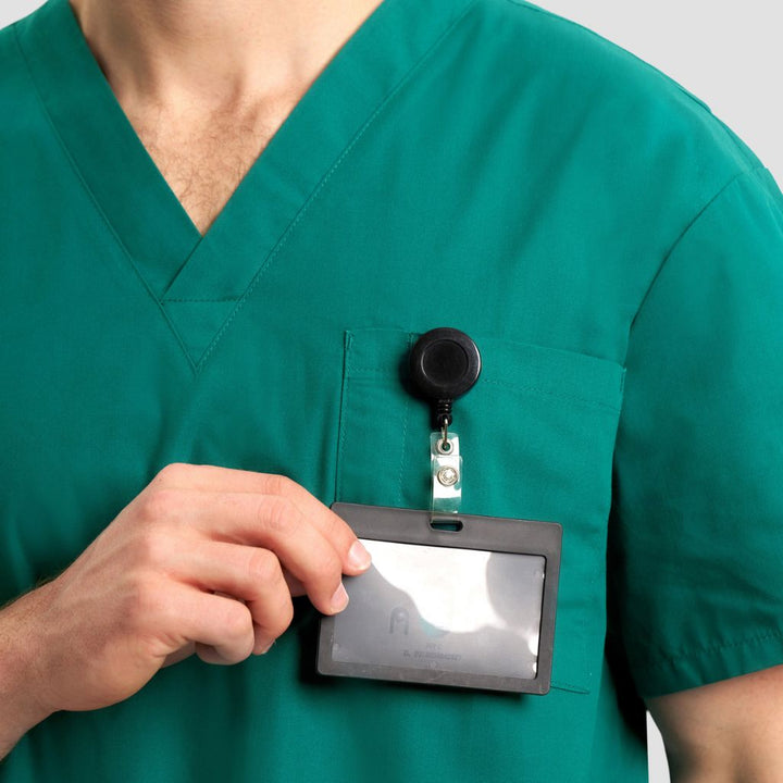 H10612 - Unisex Fashion Biz Scrub Top