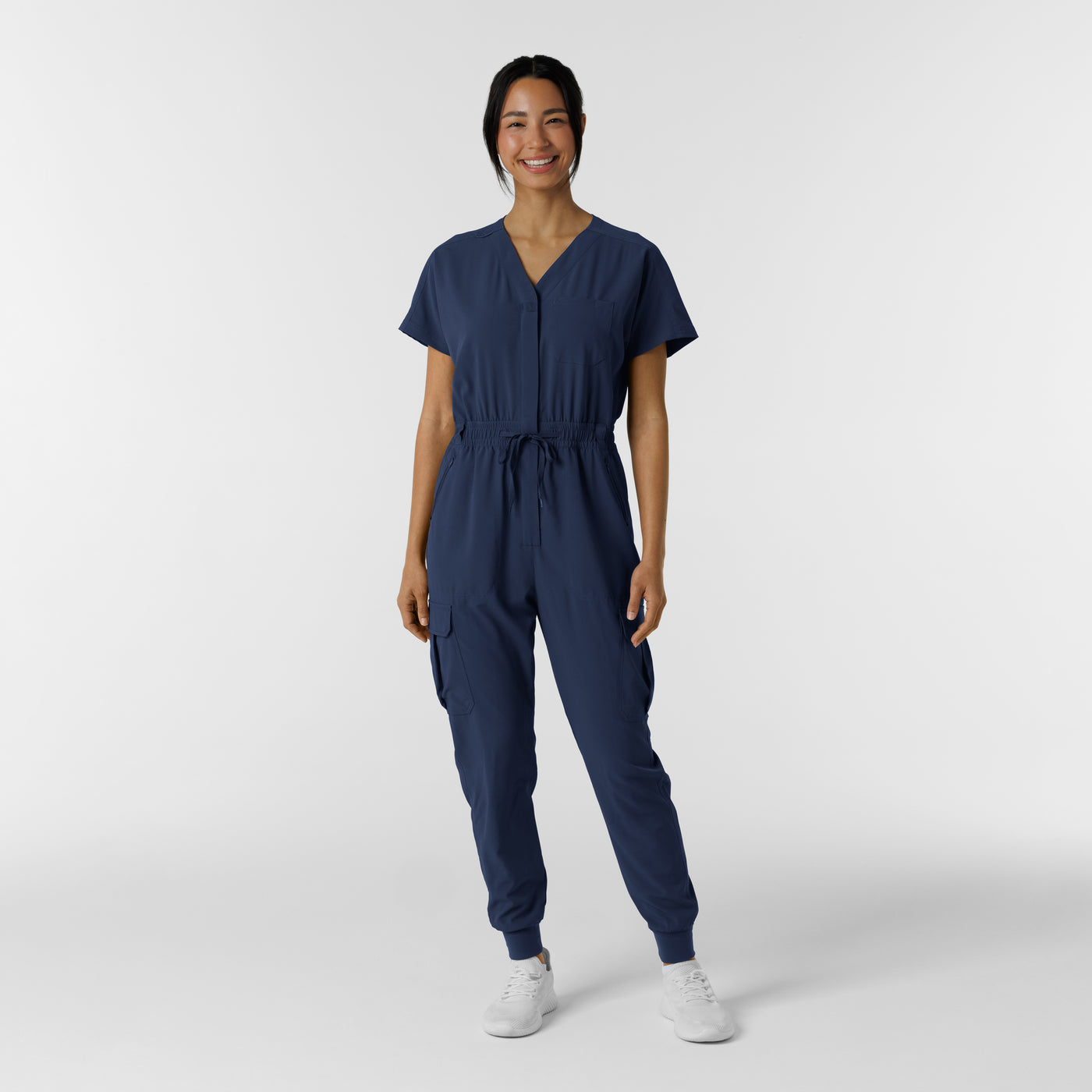 Womens Wonderwink Renew Cargo Jogger Jumpsuit