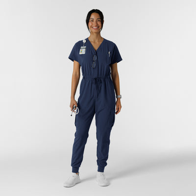 Womens Wonderwink Renew Cargo Jogger Jumpsuit