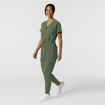 Womens Wonderwink Renew Cargo Jogger Jumpsuit