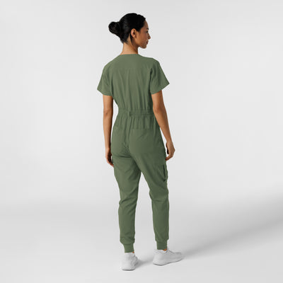 Womens Wonderwink Renew Cargo Jogger Jumpsuit