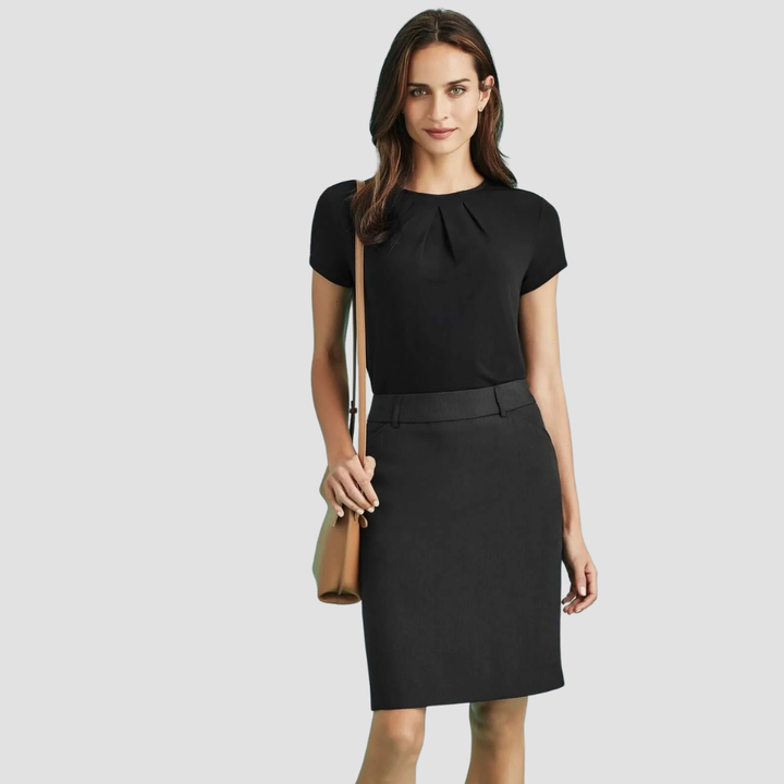 20115 - Womens Fashion Biz Multi Pleat Skirt