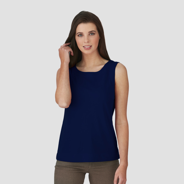 2292 - Womens City Collection Smart Knit Sleeveless Top