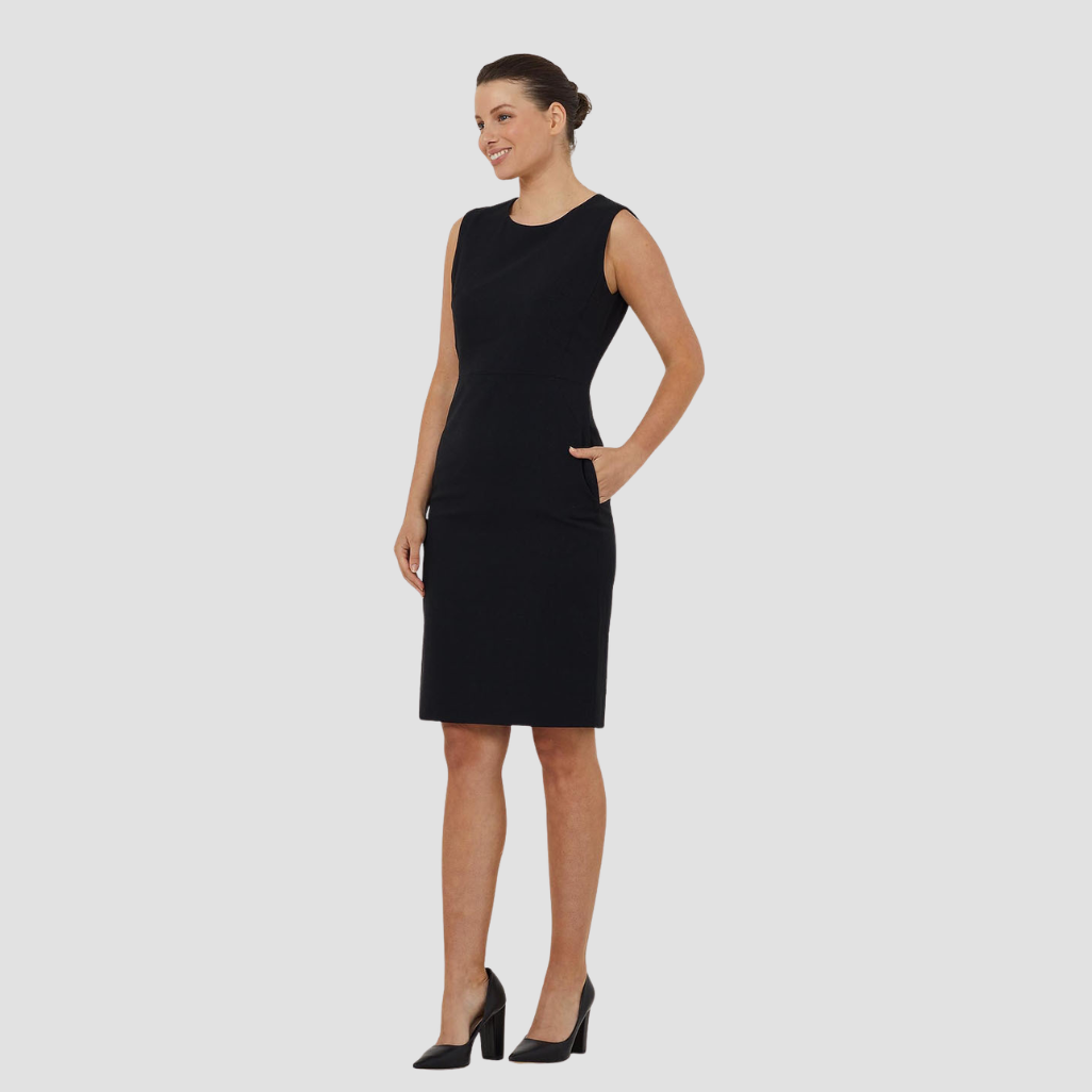 CAT675 - Womens NNT Dobby Sleeveless Dress