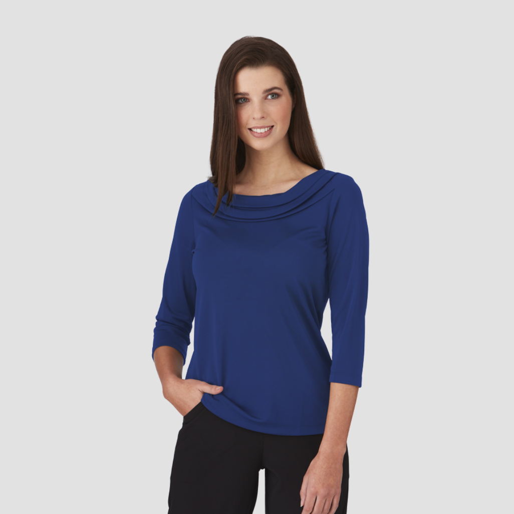 2226 - Womens City Collection Eva 3/4 Sleeve Top