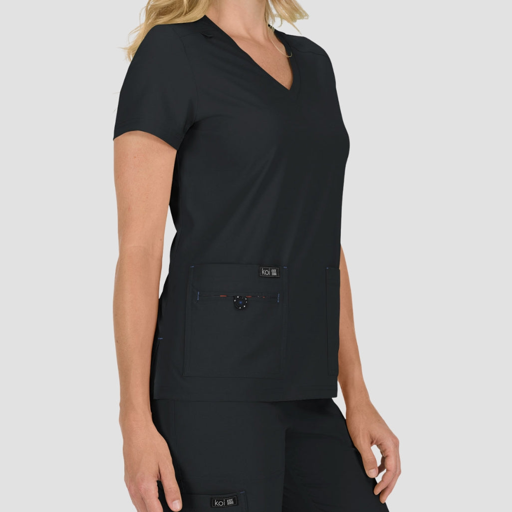 373 - Womens Koi Basics Becca Scrub Top