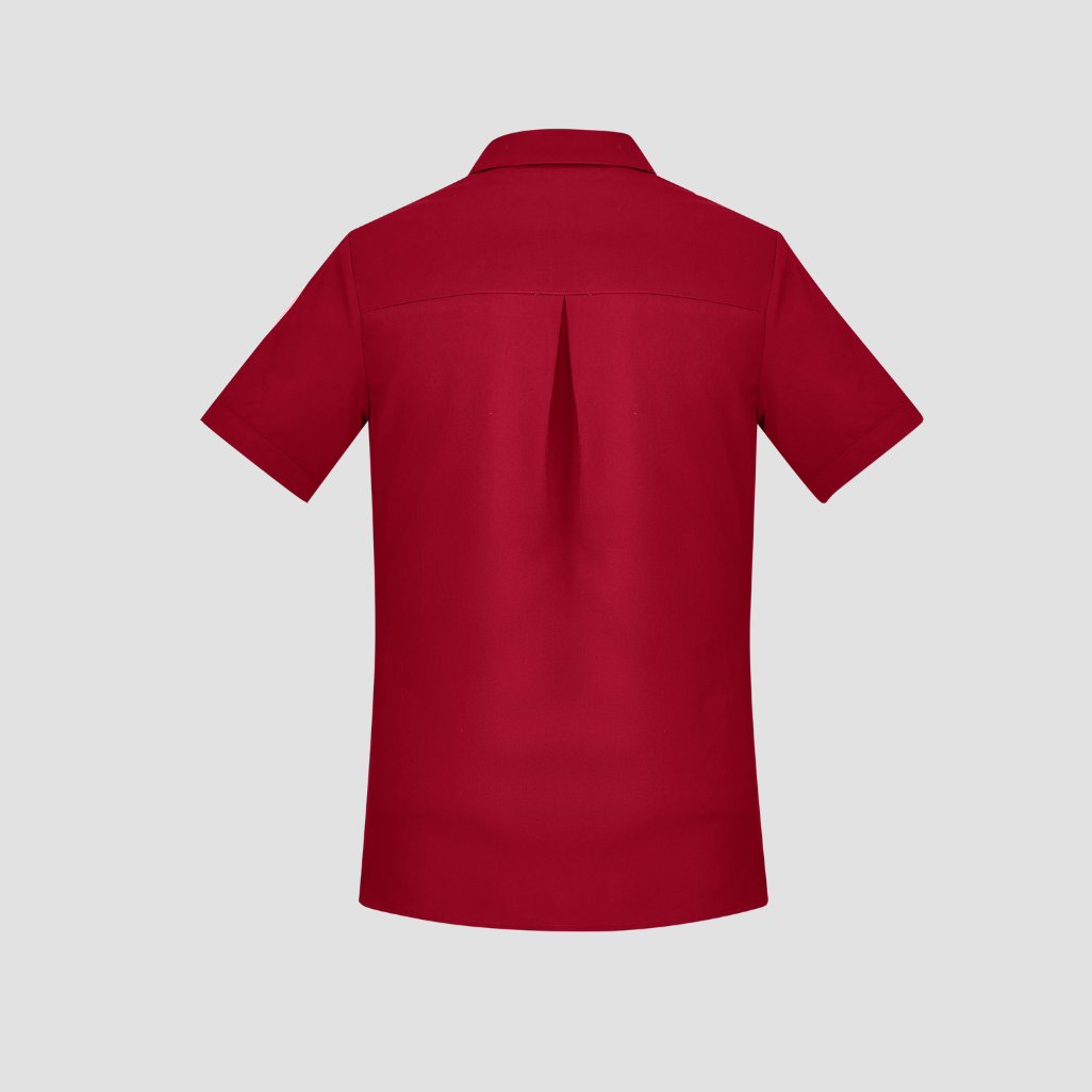 CS947LS - Womens Fashion Biz Florence Plain Short Sleeve Shirt
