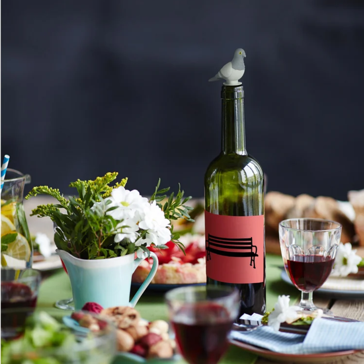 Fred City Stopper Wine Stopper Grey