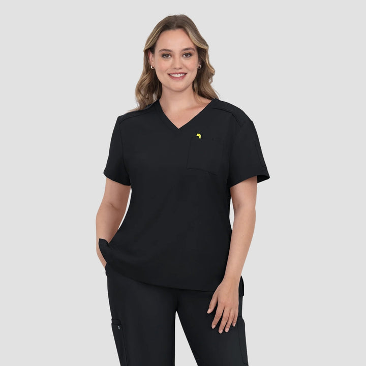C100 - Womens Koi Cureology Aura Scrub Top
