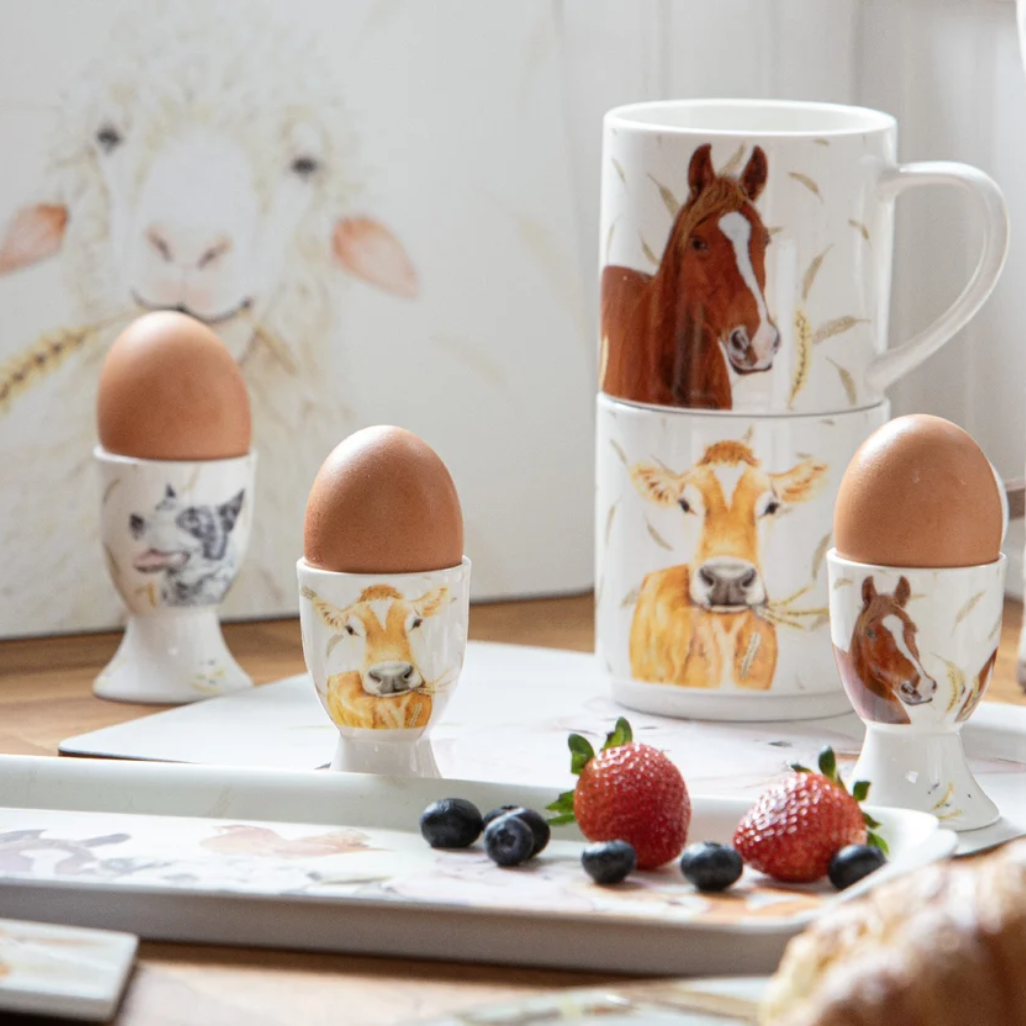 Farmyard Faces 2 4pk Egg Cups