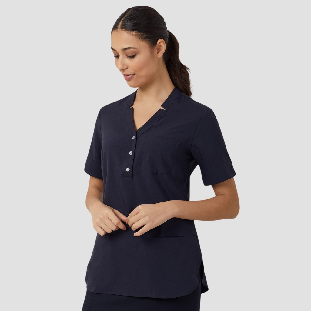 CAT9XQ - Womens NNT Polylin Short Sleeve Tunic