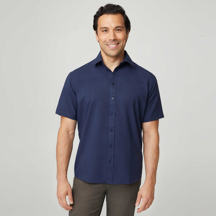 4145 SS - Mens City Collection Ezylin Short Sleeve Shirt