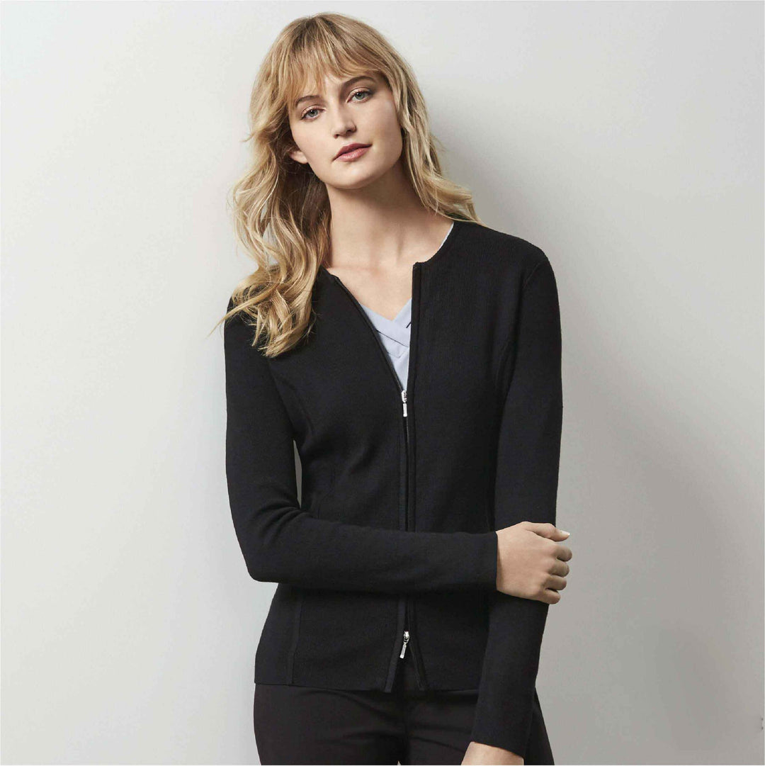 LC3505 - Womens Fashion Biz 2-Way Zip Cardigan