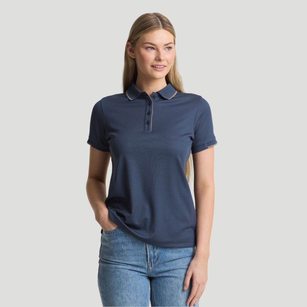 P313LS - Womens Fashion Biz Focus  Polo