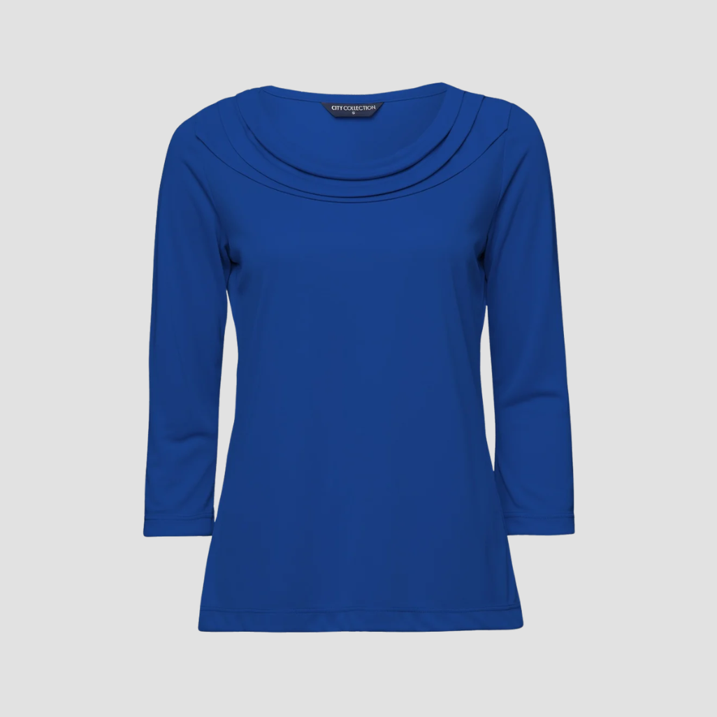 2226 - Womens City Collection Eva 3/4 Sleeve Top