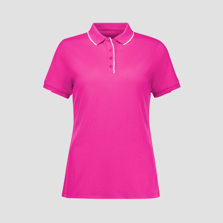 CST313LS - Womens Bizcare Pink Polo