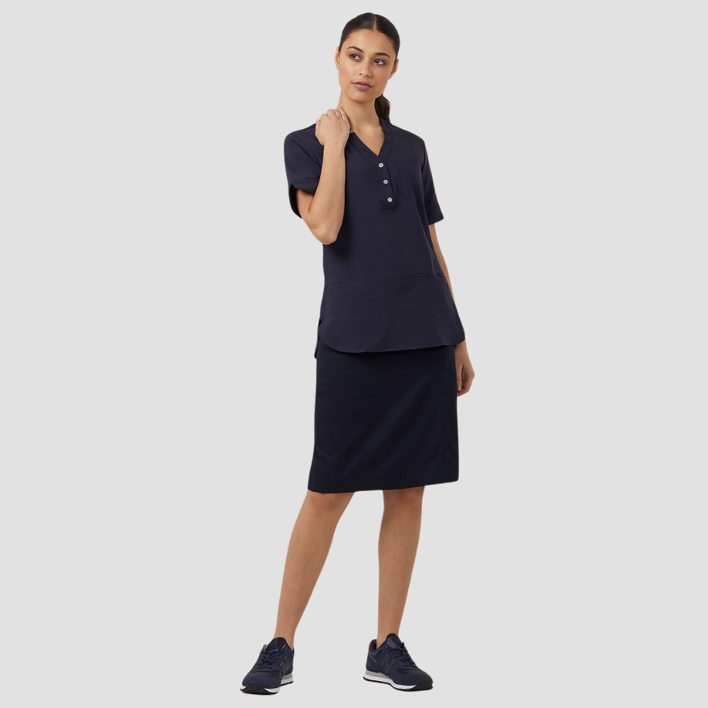 CAT9XQ - Womens NNT Polylin Short Sleeve Tunic