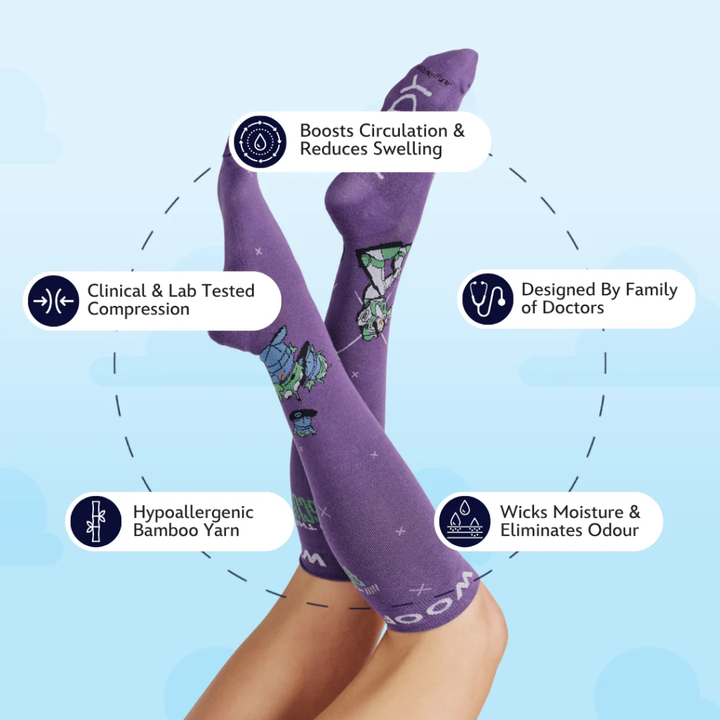 Dr Woof Disney &amp; Pixar’s Buzz to the Rescue Bamboo Compression Socks